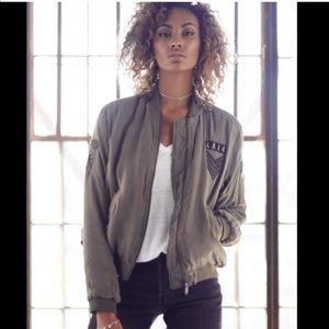Rails Army Green Ace Sage Military Patch Jacket